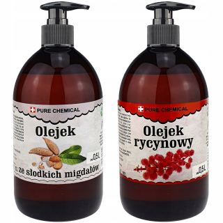 MANDĽOVÝ OLEJ ZO SLADKÝCH MANDLÍ + DÁVKOVAČ 500ml 0,5l